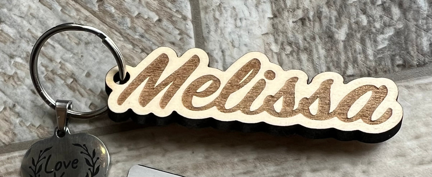 Custom Cut Keychain